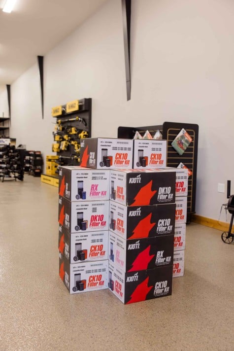 KIOTI filter kits and maintenance parts available at Fischer Mill Supply